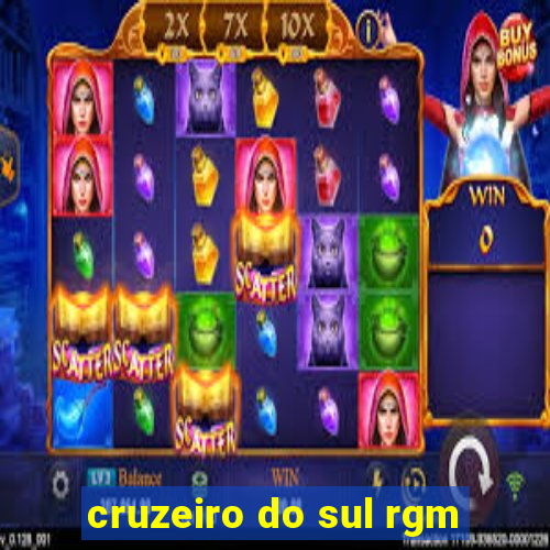 cruzeiro do sul rgm